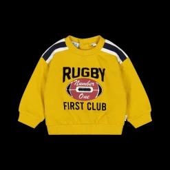 Felpa girocollo da bambino tema rugby