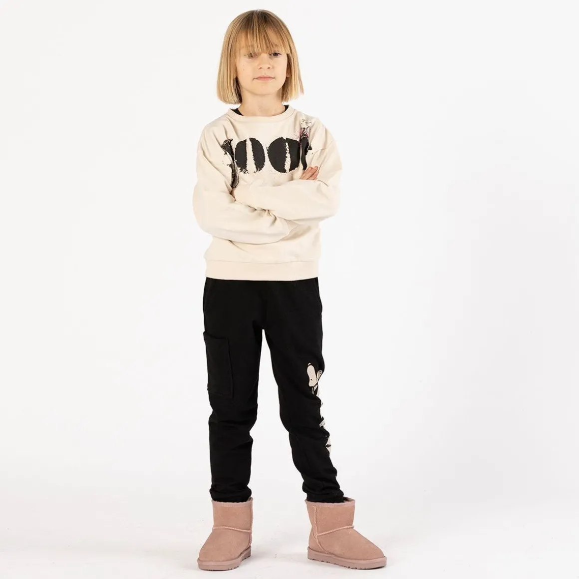 Felpa girocollo tema Peanuts per bambina