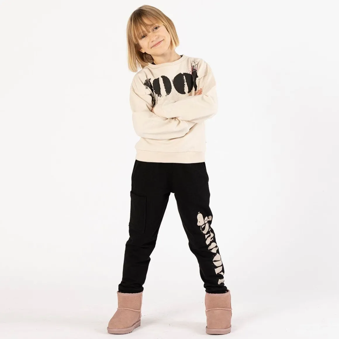 Felpa girocollo tema Peanuts per bambina