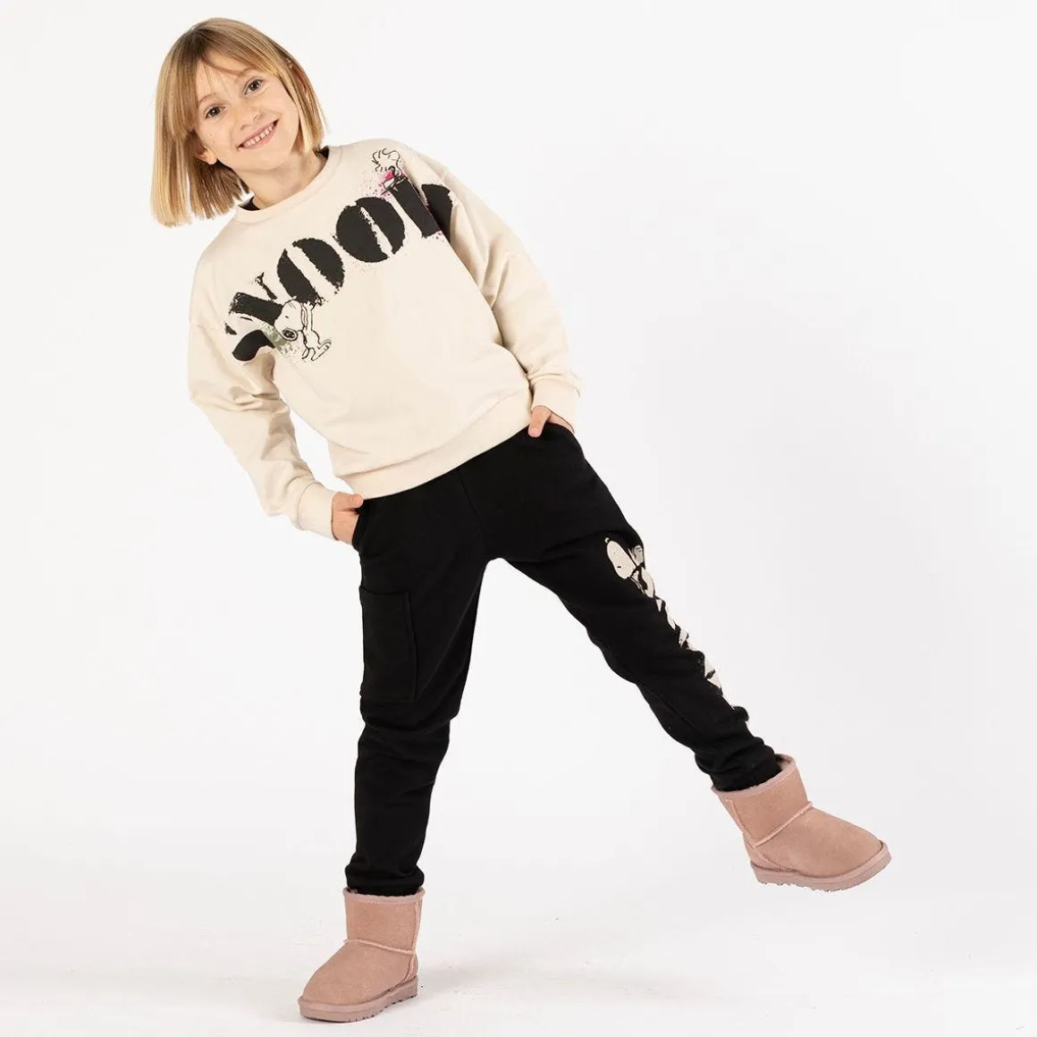 Felpa girocollo tema Peanuts per bambina