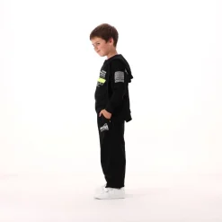 Felpa in tessuto diagonale per bambino