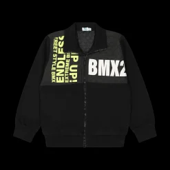 Felpa Long Fit con zip da bambino
