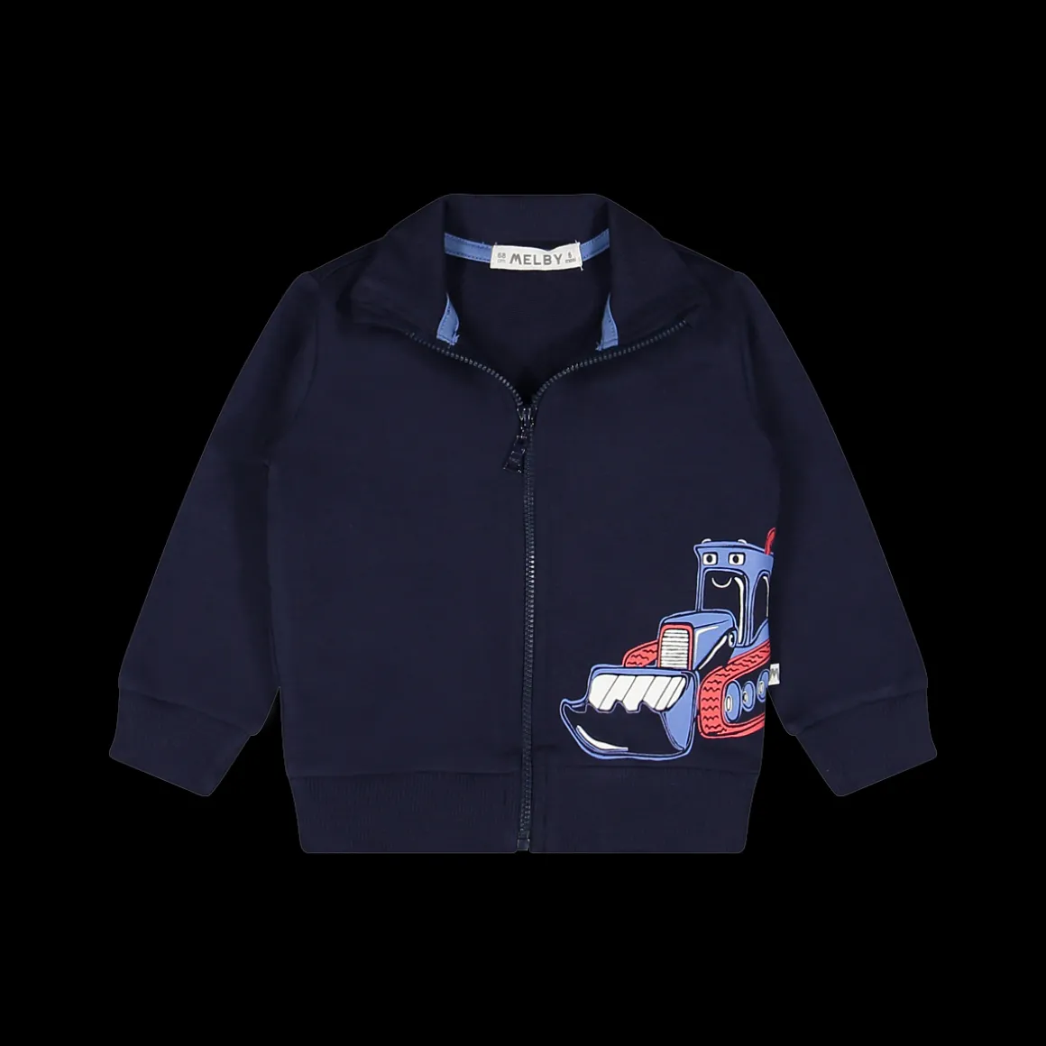 Felpa manica lunga con zip