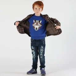 Giacca bambino a quadri