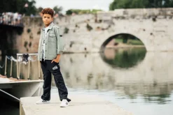 Giacca in gabardina per bambino