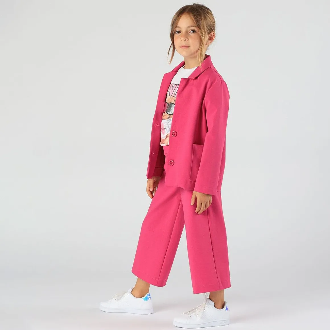 Giacca in punto milano da bambina