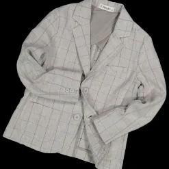 Giacca quadri grigio bambino