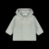 Giacca unisex newborn in tricot con cappuccio
