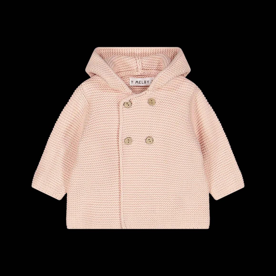 Giacca unisex newborn in tricot con cappuccio
