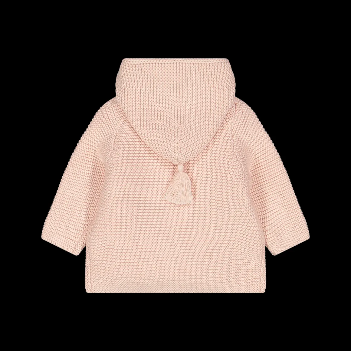 Giacca unisex newborn in tricot con cappuccio