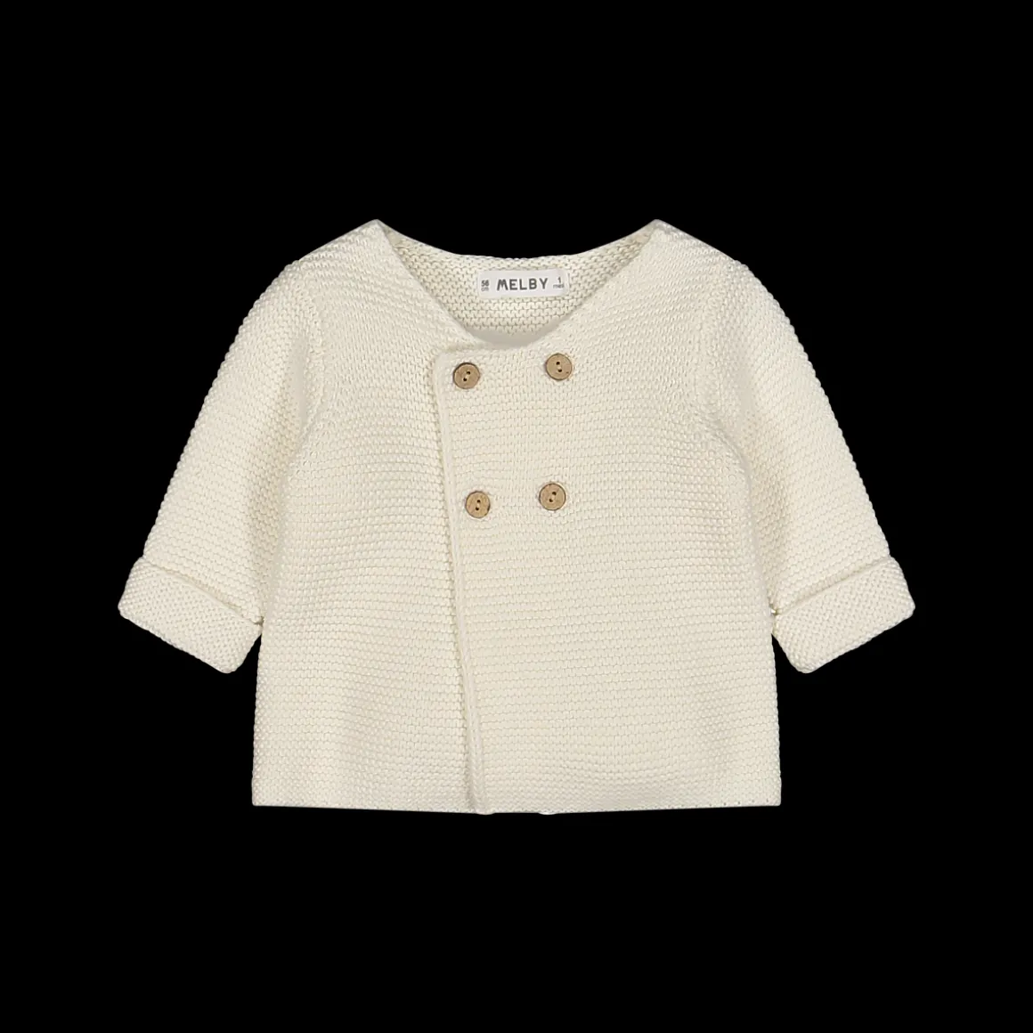 Giacchina unisex in cotone tricot per neonato