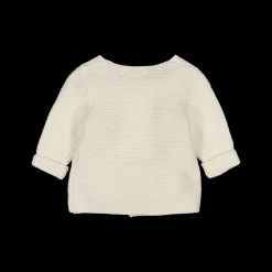 Giacchina unisex in cotone tricot per neonato