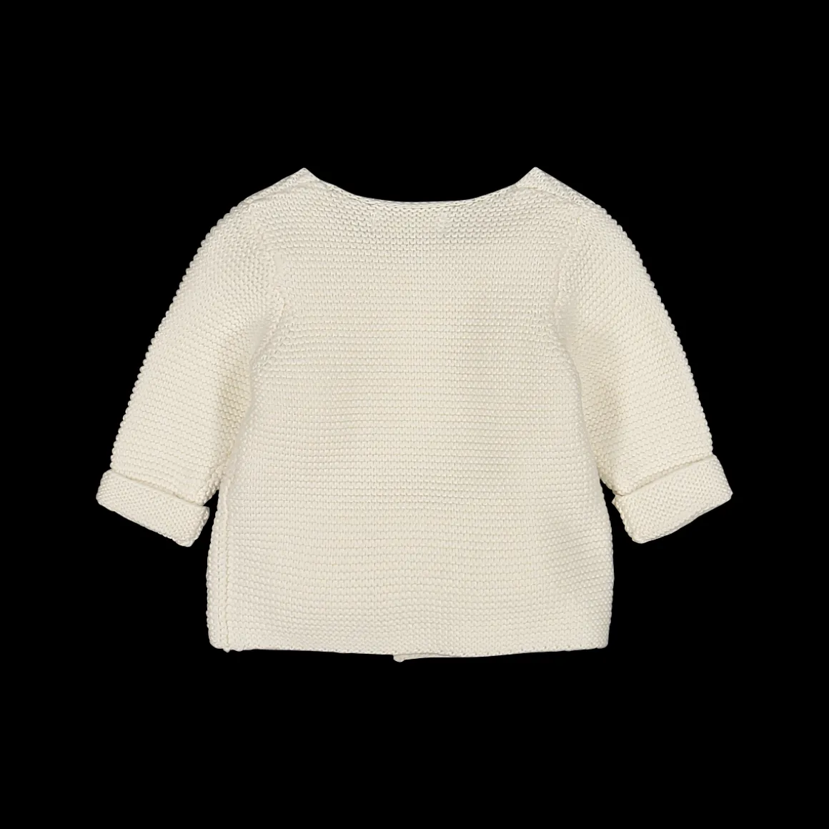 Giacchina unisex in cotone tricot per neonato