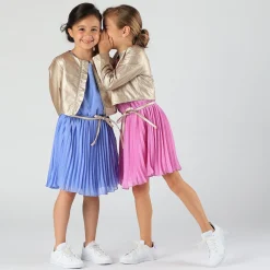 Giacchino in ecopelle da bambina