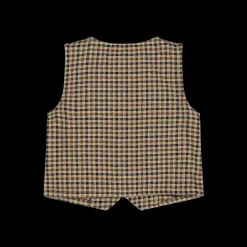 Gilet a quadri bambino