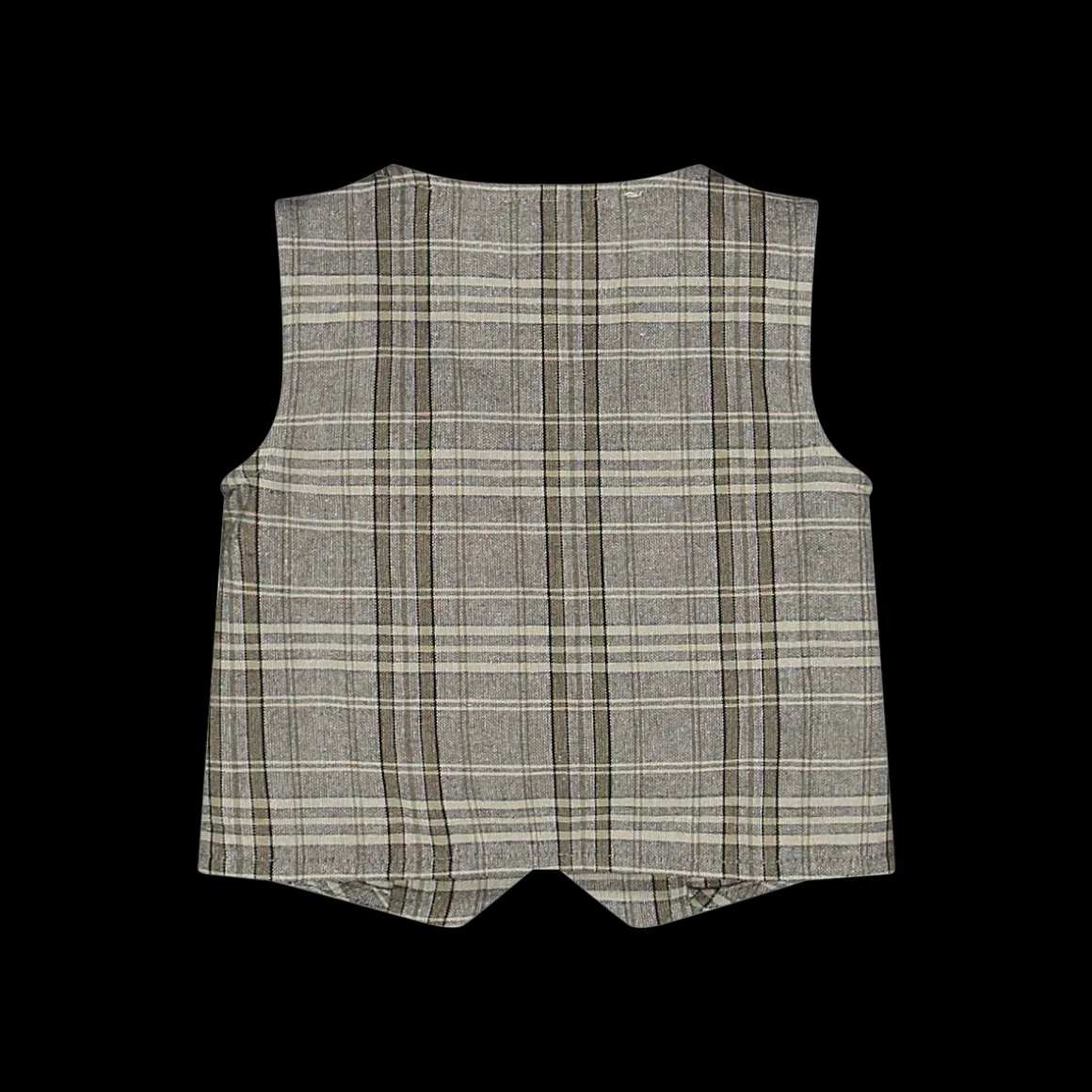 Gilet a quadri da bambino