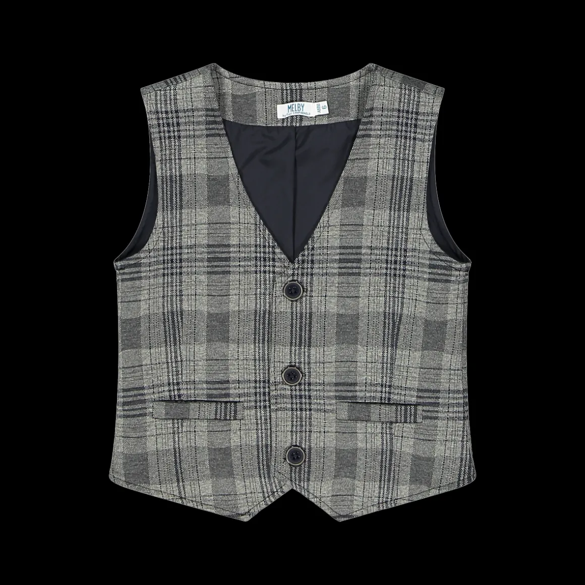 Gilet a quadri per bambino