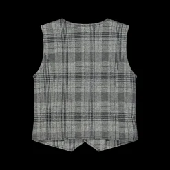 Gilet a quadri per bambino