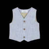 Gilet azzurro per neonato