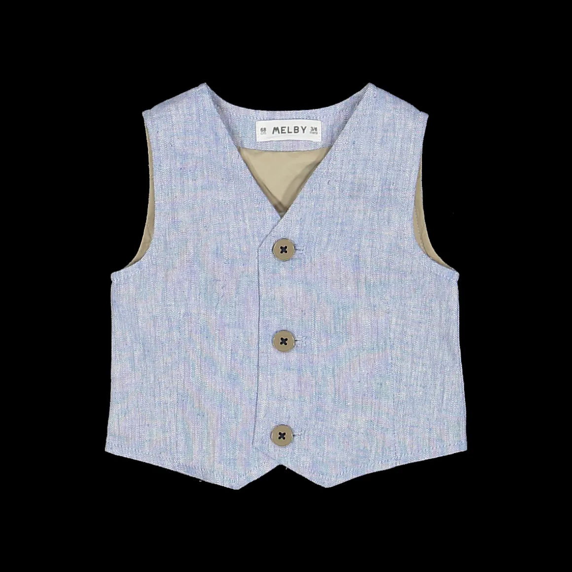 Gilet azzurro per neonato