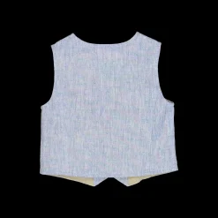 Gilet azzurro per neonato