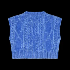 Gilet in ciniglia per ragazza