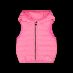 Gilet in nylon imbottito da bambina