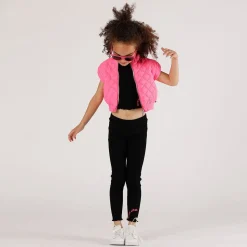 Gilet in nylon imbottito da bambina