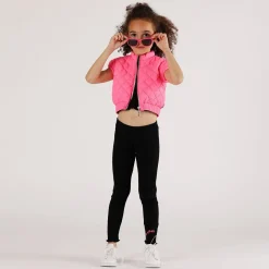 Gilet in nylon imbottito da bambina
