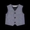 Gilet pied de poule per bambino