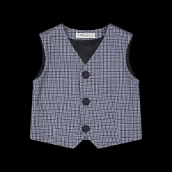 Gilet pied de poule per neonato