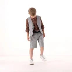 Gilet rigato per bambino