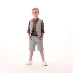 Gilet rigato per bambino