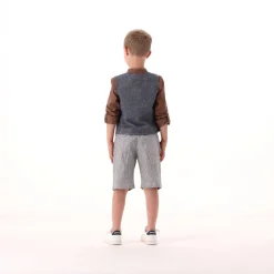 Gilet rigato per bambino