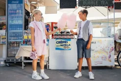 Gilet rigato per bambino