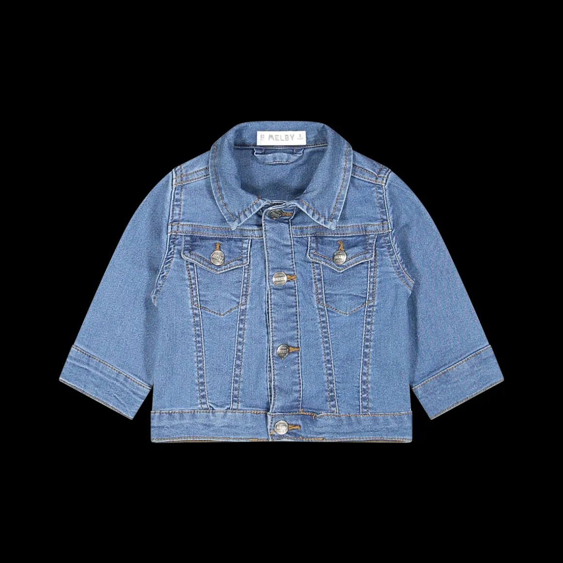 Giubbino in denim stretch per neonato