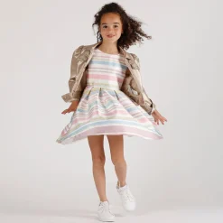 Giubbino in ecopelle da bambina