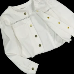 Giubbino in tessuto stretch da bambina