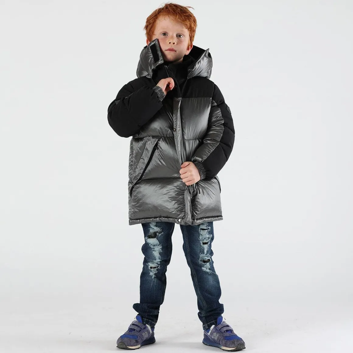 Giubbotto bambino bicolore