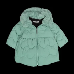 Giubbotto nylon opaco imbottito neonata