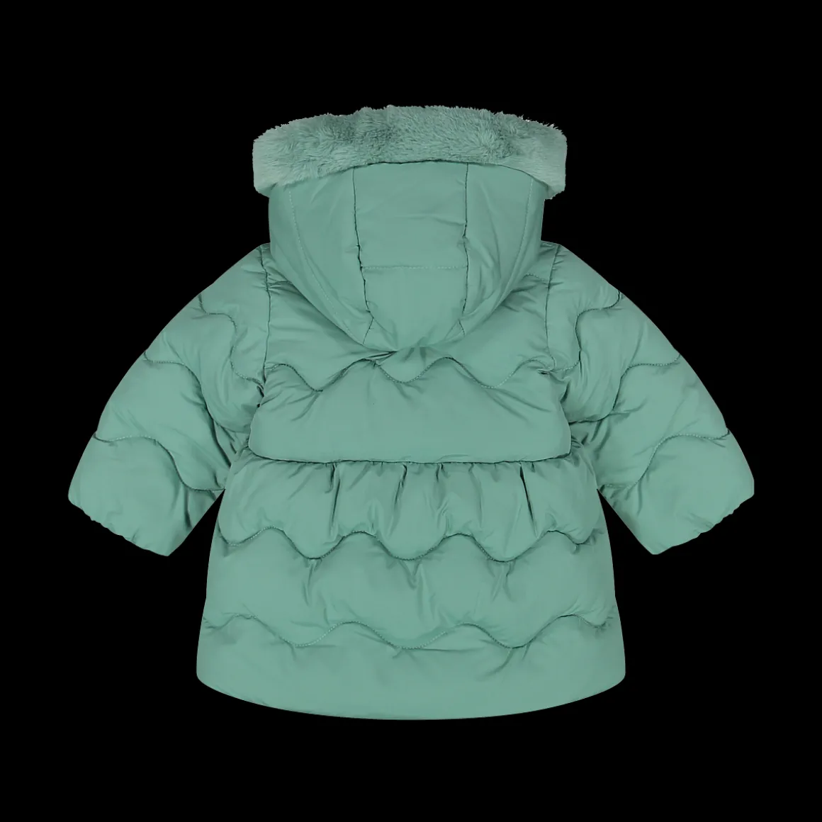 Giubbotto nylon opaco imbottito neonata