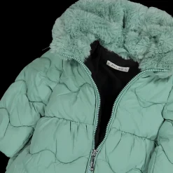 Giubbotto nylon opaco imbottito neonata