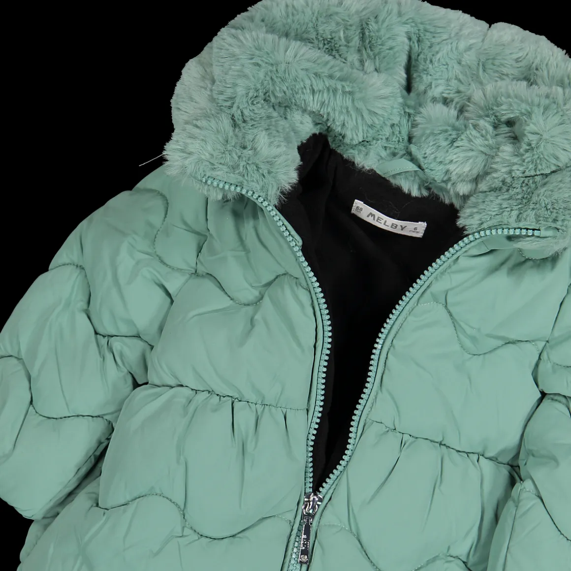 Giubbotto nylon opaco imbottito neonata