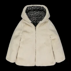 Giubbotto reversibile con cappuccio per bambina
