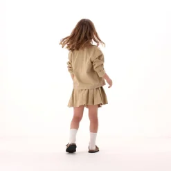 Gonna a pieghe per bambina