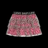 Gonna in tulle maculato per bambina