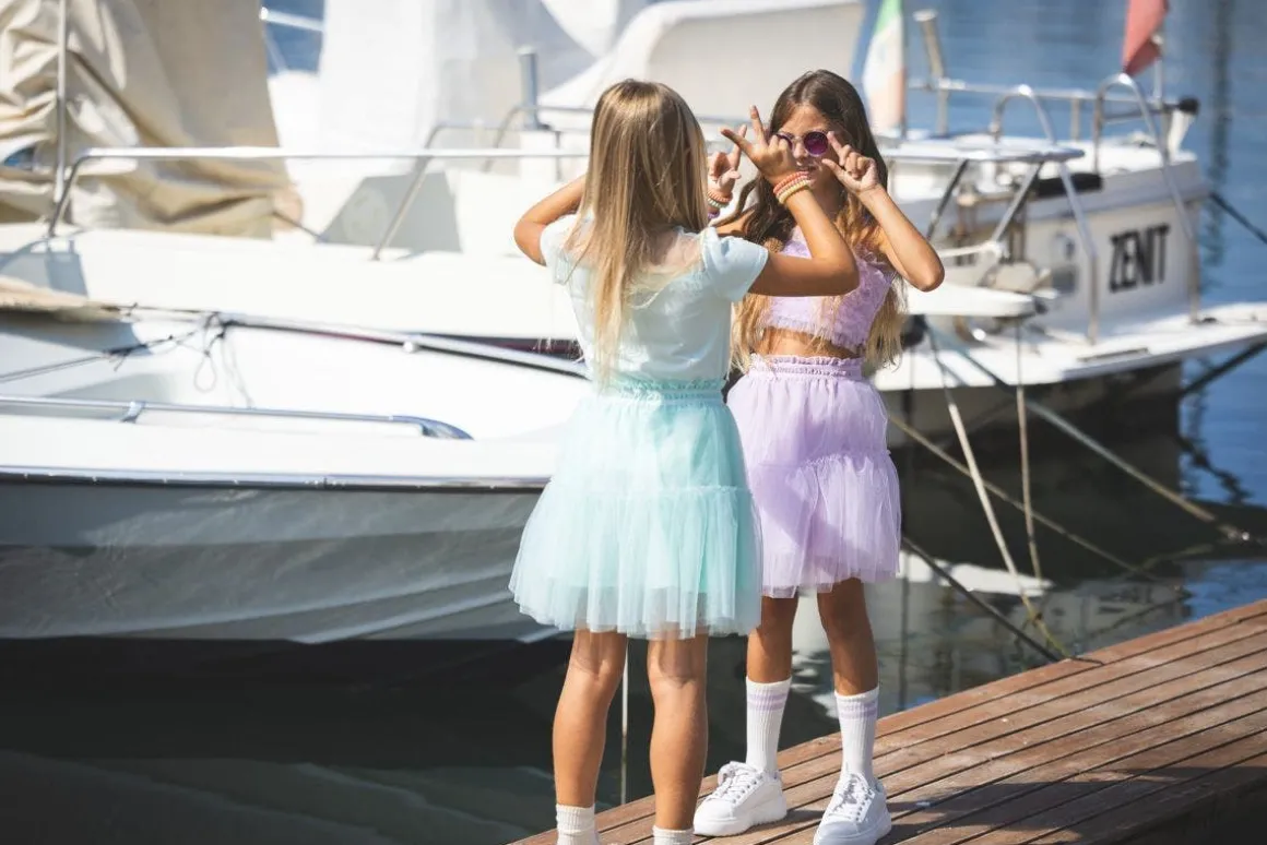 Gonna in tulle per bambina