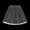 Gonna in tulle stampato per ragazza
