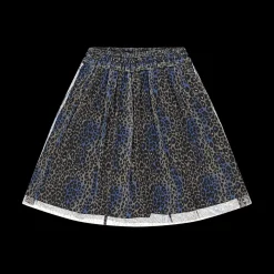 Gonna in tulle stampato per ragazza