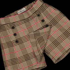 Gonna pantalone a quadri
